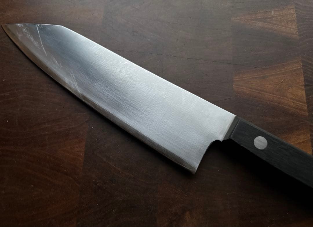 京都　有次　平常一品　切付　190mm 三徳　包丁　青紙スーパー　良品