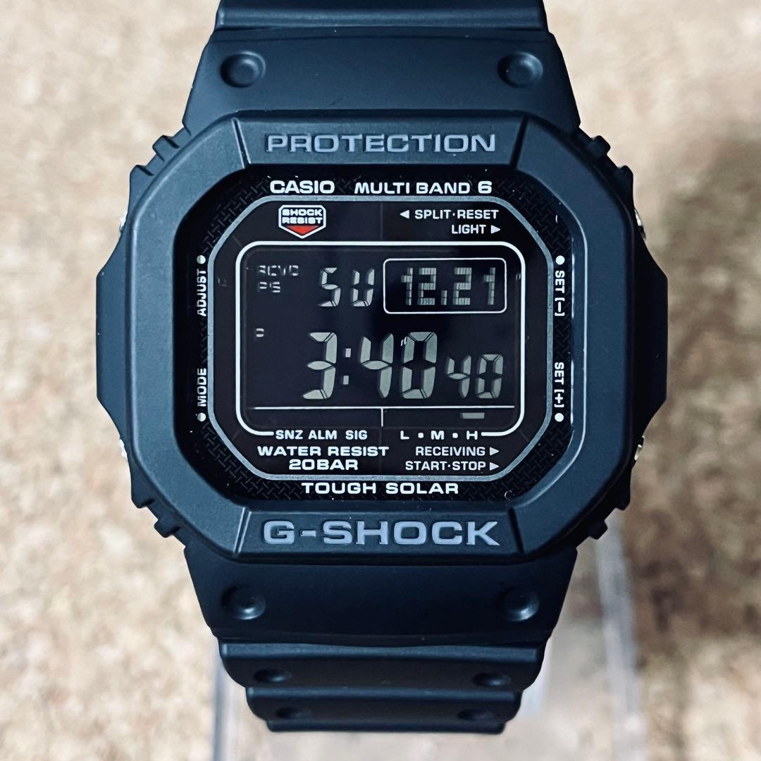 カシオGーSHOCK/GWーM5610Uー1Bソーラー電波／並行輸入品
