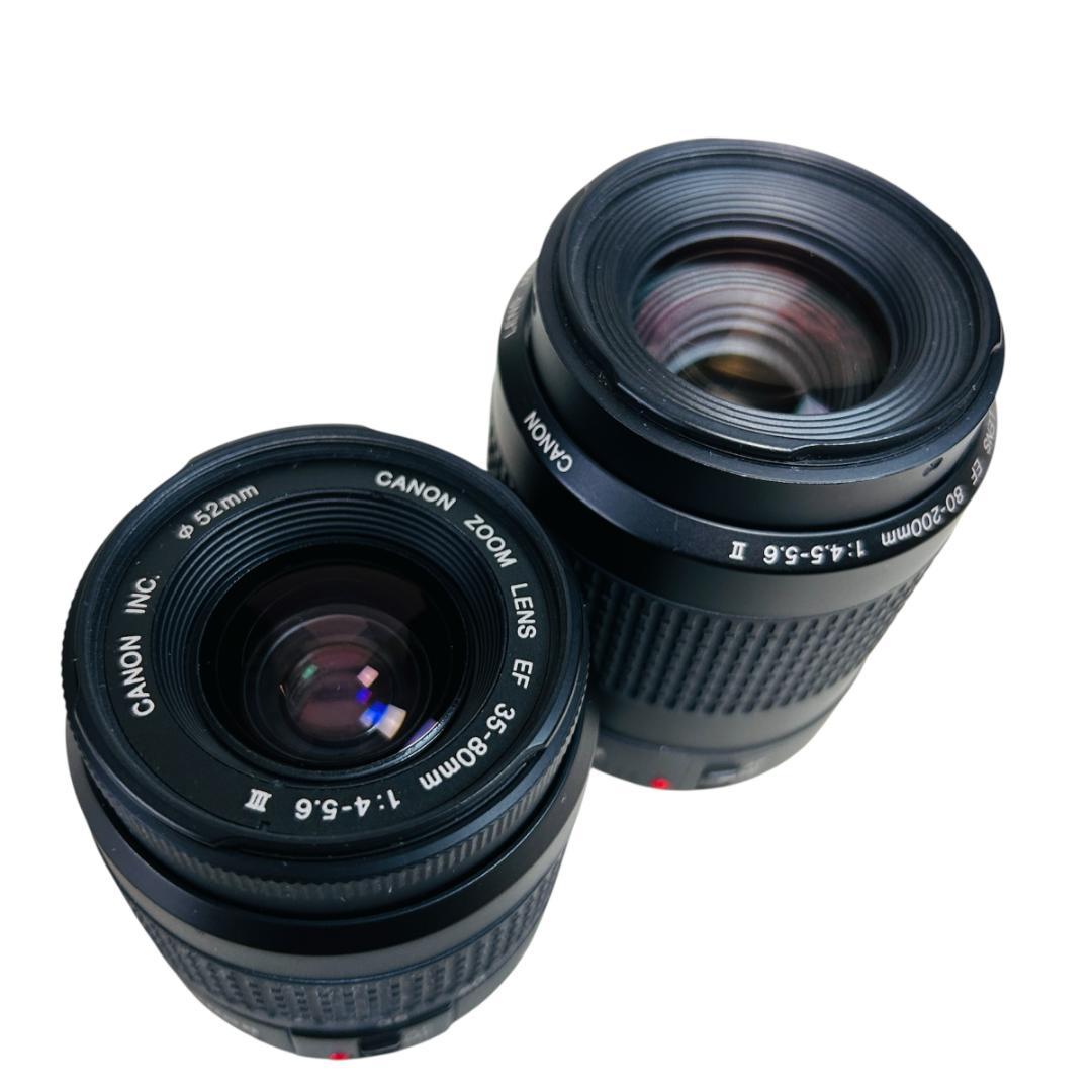 Canon EF 35-80mm 80-200mm ズームレンズ 2種セット
