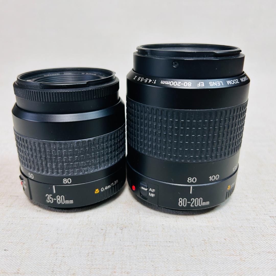 Canon EF 35-80mm 80-200mm ズームレンズ 2種セット