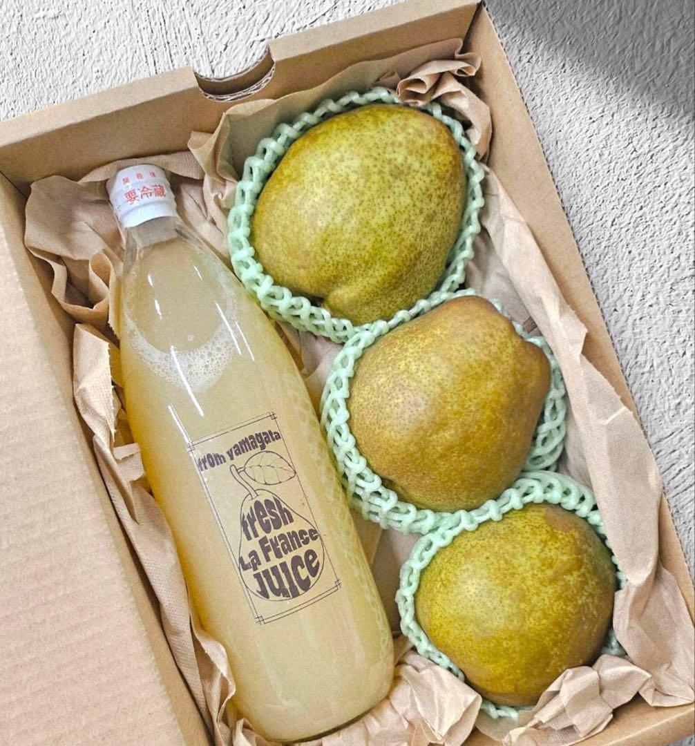 ★ moch1 ★ ラフランス　＆　ラフランスジュース　セット6箱