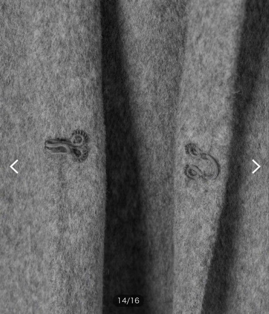 ま*ら様 ANAYI アナイ ウールファーペプラムジレ