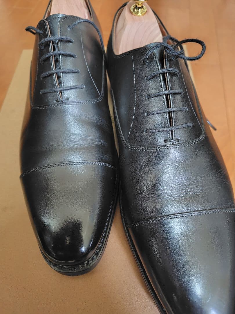 SCOTCH GRAIN スコッチグレイン ストレートチップ 黒 26.5cm