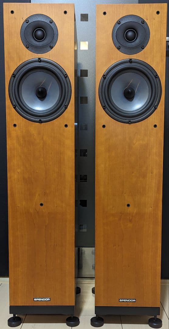 英国製Spendor スペンドールA6チェリー❤本体ペア＆スパイク8本/美品