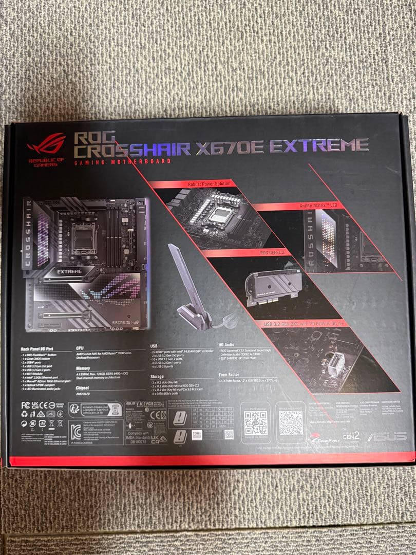 マザーボード ASUS ROG CROSSHAIR X670E EXTREME