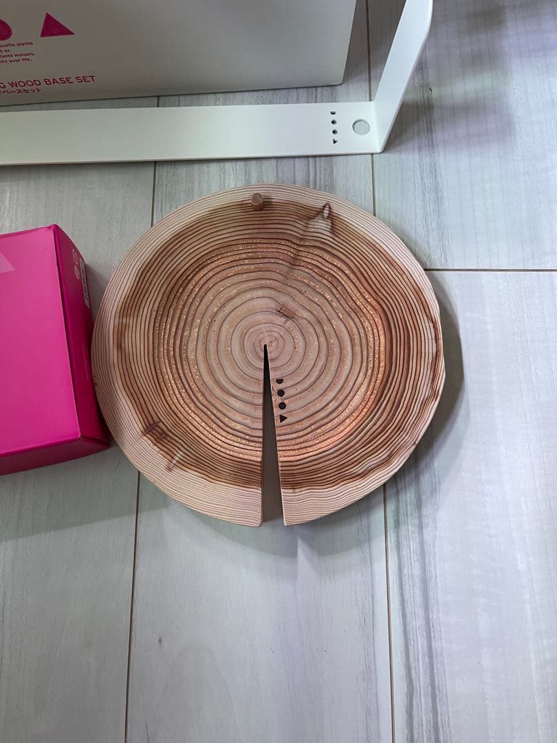 マグネットライトGウッドベースセット　Shizuku ガラスケース　春奈様