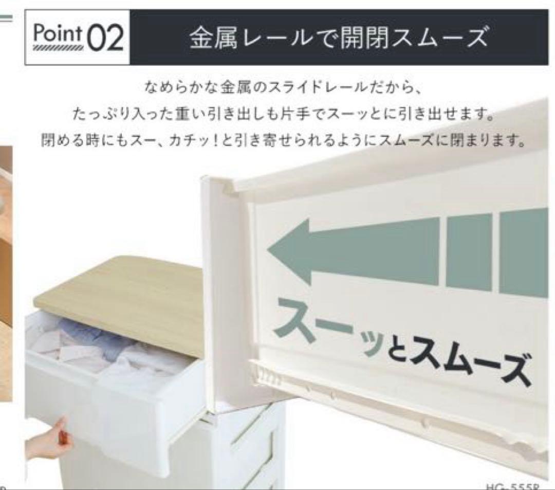 最終価格　アイリスオーヤマ　収納　引き出し　4段