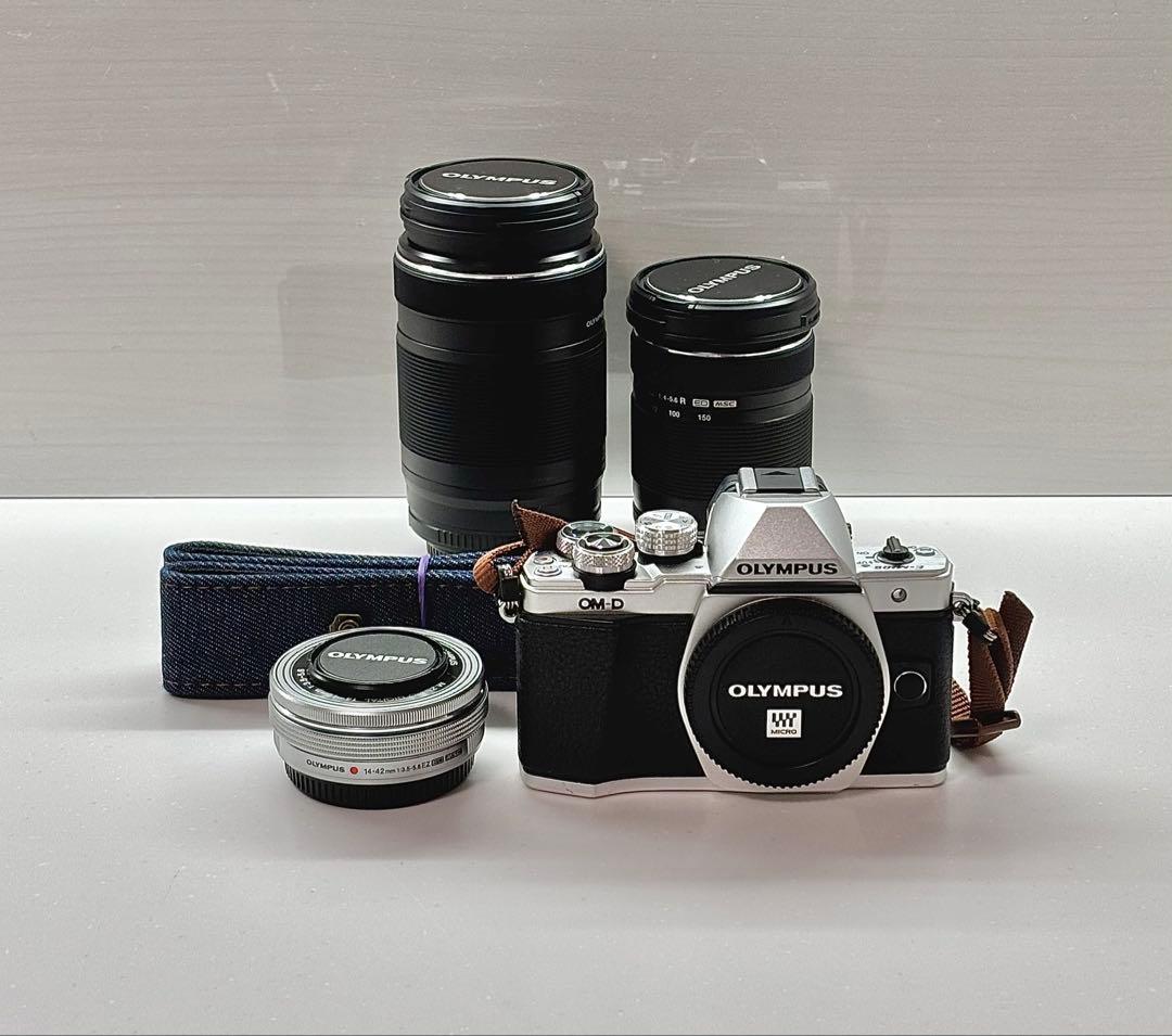 【レンズ3点】オリンパス E-M10MarkⅡ Wズーム＋75-300mmセット