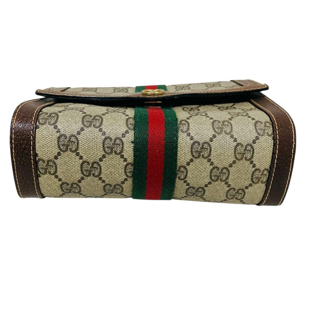 極美品✨GUCCI シェリーライン クラッチバッグ インターロッキング GG