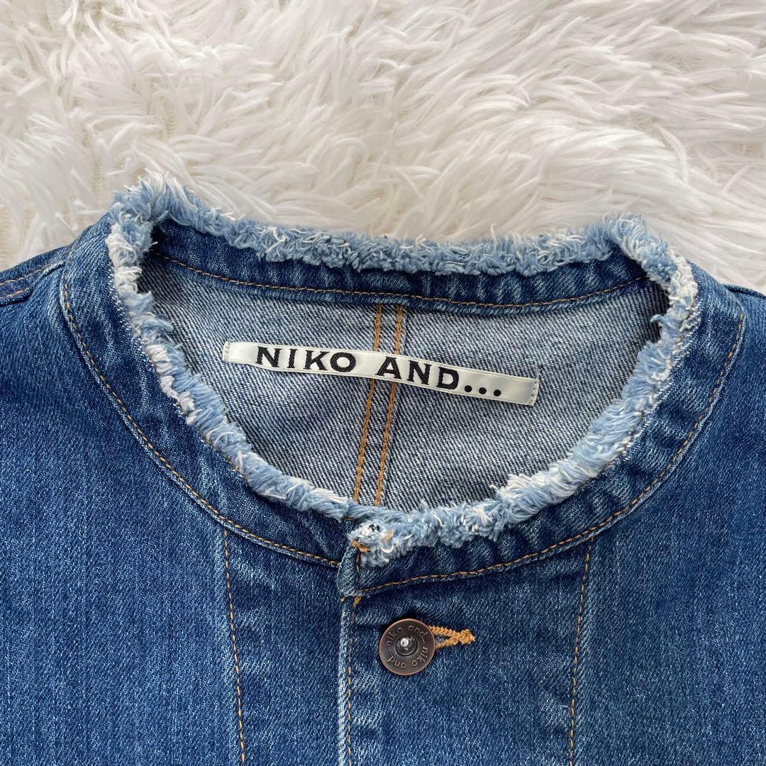 即完売品 2025年 ニコアンド リメイクカバーオール デニムジャケット