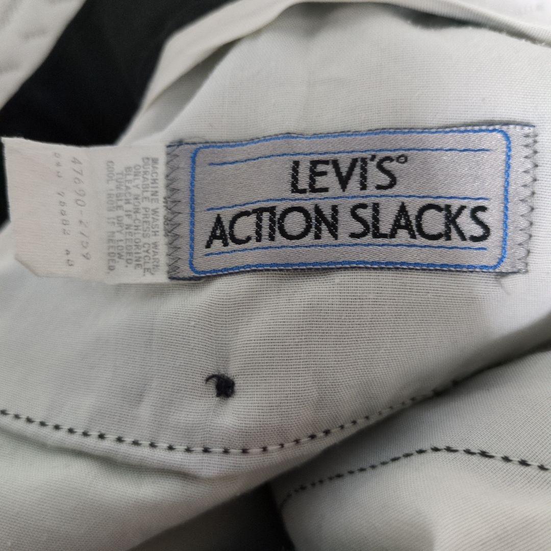 90s リーバイスアクションスラックス　ブラック
