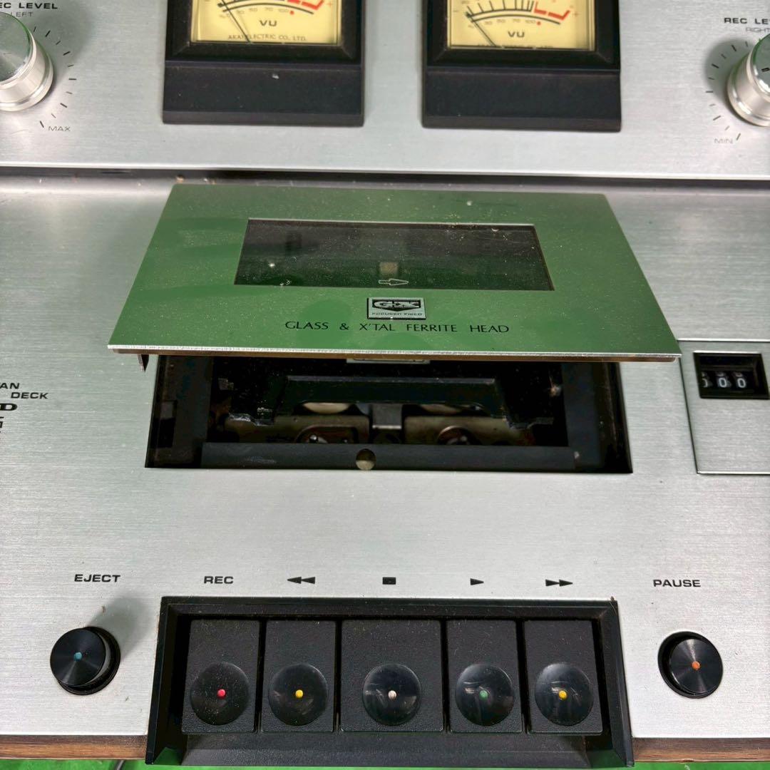ryuuAKAI GXC-310D ステレオカセットデッキ 鉄板モデル