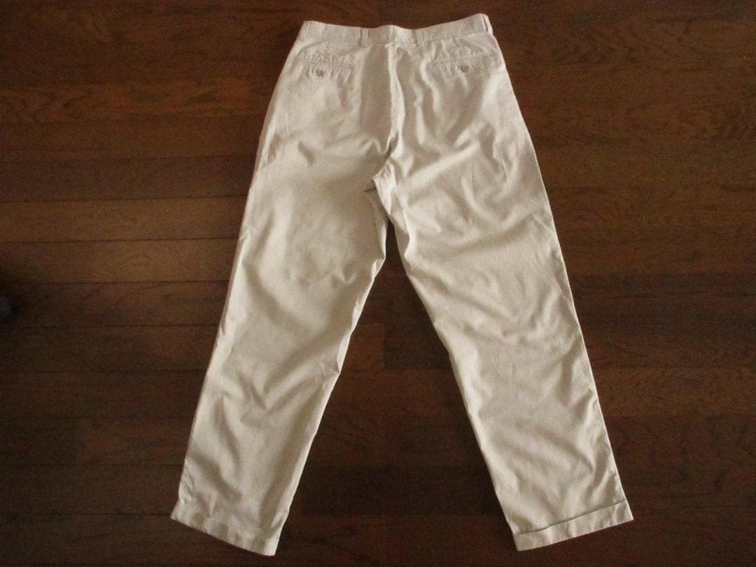★当時物エディーバウアー推定'90s【黒タグ】タックコットンパンツ/アイボリー