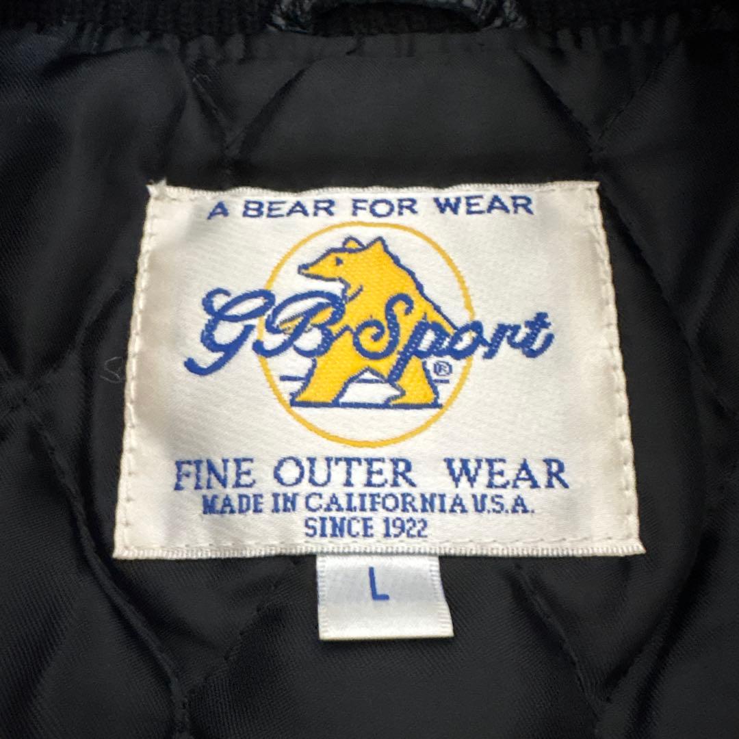 本日最終出品GB Sport Golden Bearスタジャン Lブラック