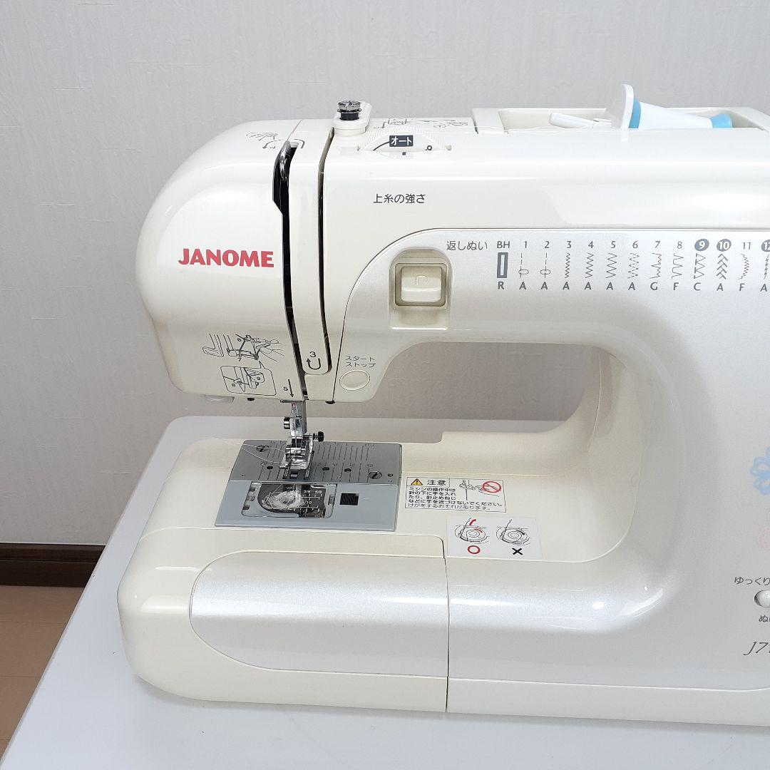ジャノメ　電子ミシン本体　J7160　フットコントローラー付属