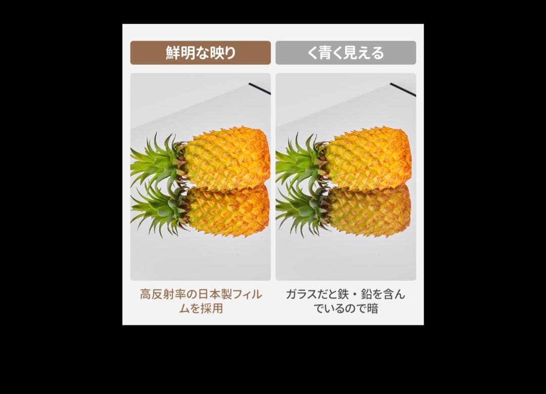 スタンドミラー フィルムミラー シンプル　壁掛け　鏡　ダンスミラー　トレーニング