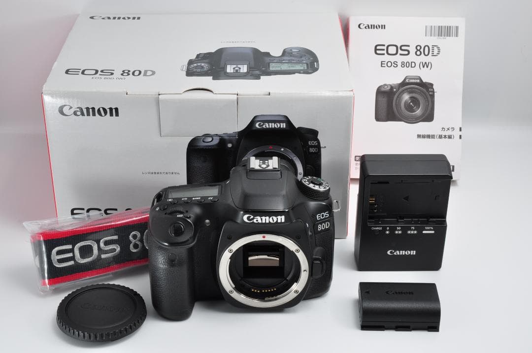 完動美品 Canon EOS 80D 一眼レフ デジタルカメラ 元箱付き#456