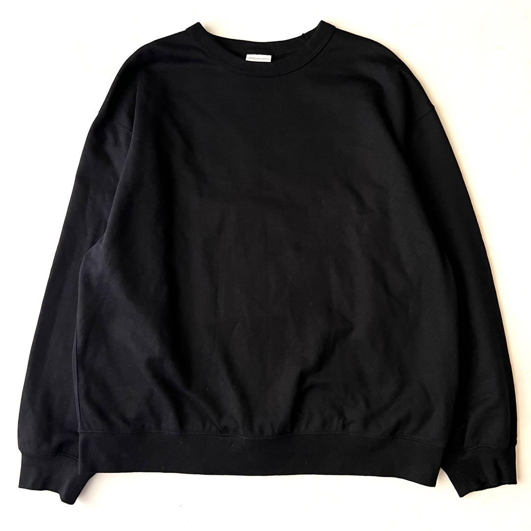 ドリスヴァンノッテン HAX クルーネックスウェット 黒 M オーバーサイズ