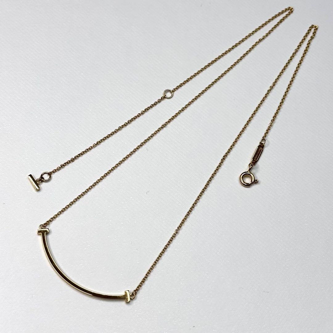 『専用です』ティファニー T スマイル ペンダント スモール K18