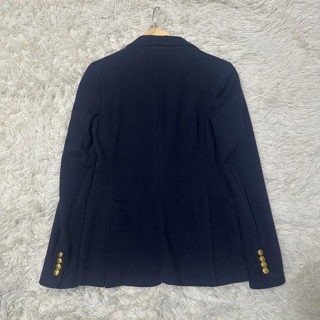 ポロラルフローレンジャケット濃紺ネイビー現行モデル RLロゴ刺繍 金ボタン XS