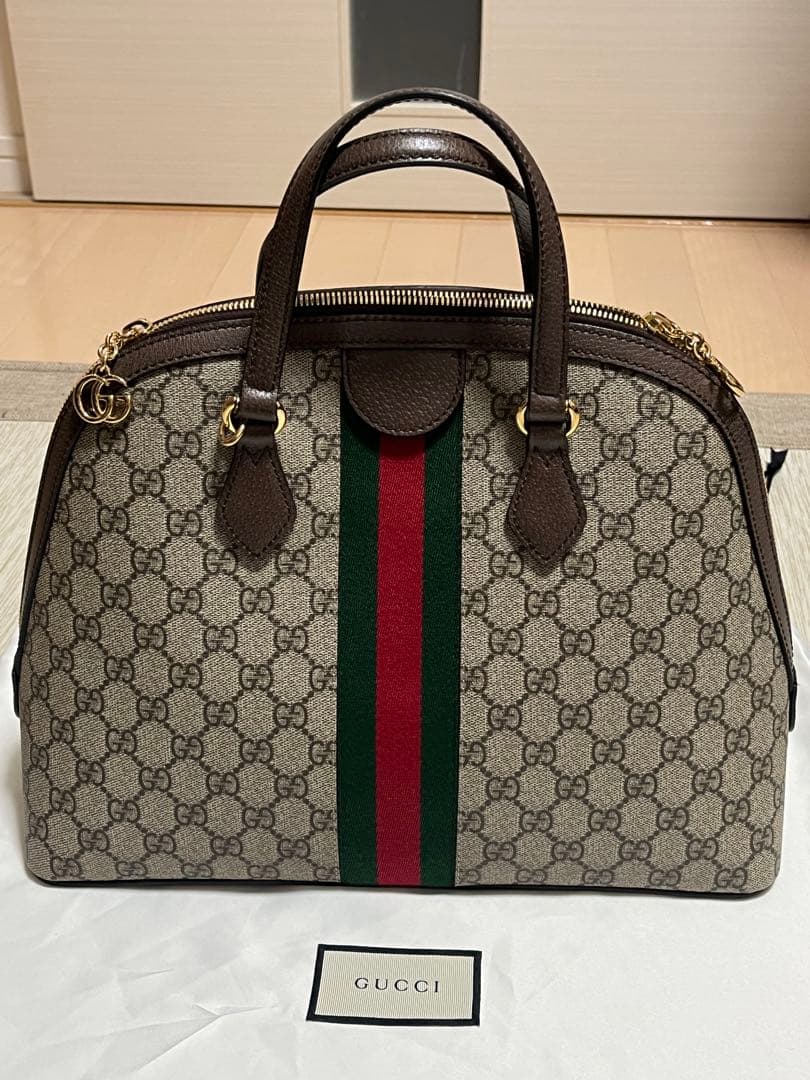 GUCCI GGパターン ハンドバッグ