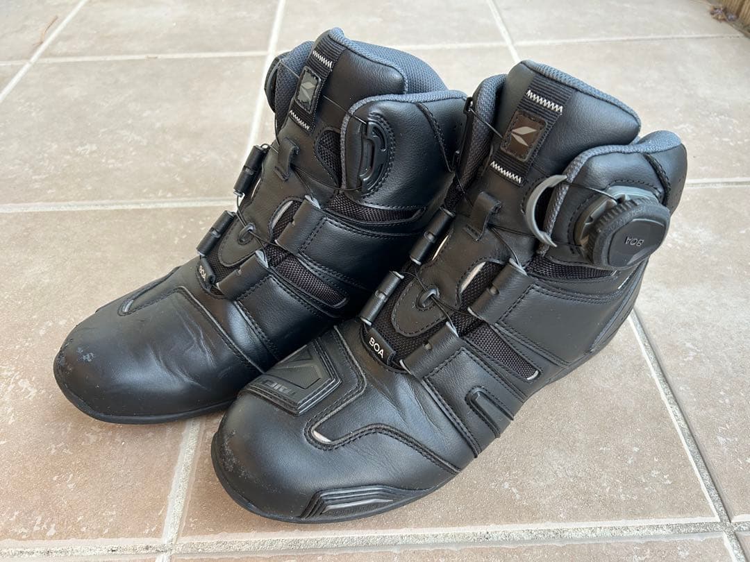 RSタイチTAICHI バイク ドライマスター BOA シューズ　26センチ