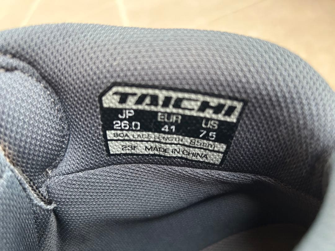 RSタイチTAICHI バイク ドライマスター BOA シューズ　26センチ