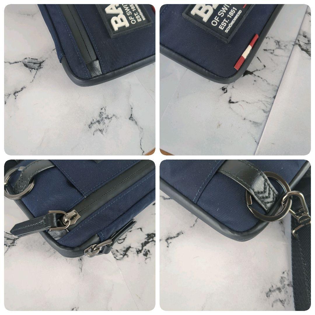 【極美品】BALLY☆2way スマホ　ショルダー　バッグ　防水　肩掛け　首掛け