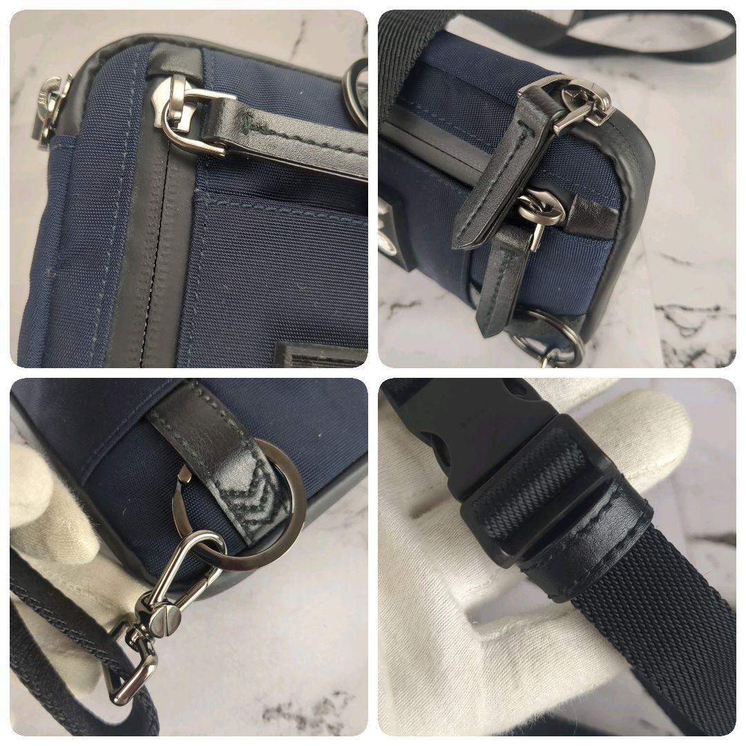 【極美品】BALLY☆2way スマホ　ショルダー　バッグ　防水　肩掛け　首掛け