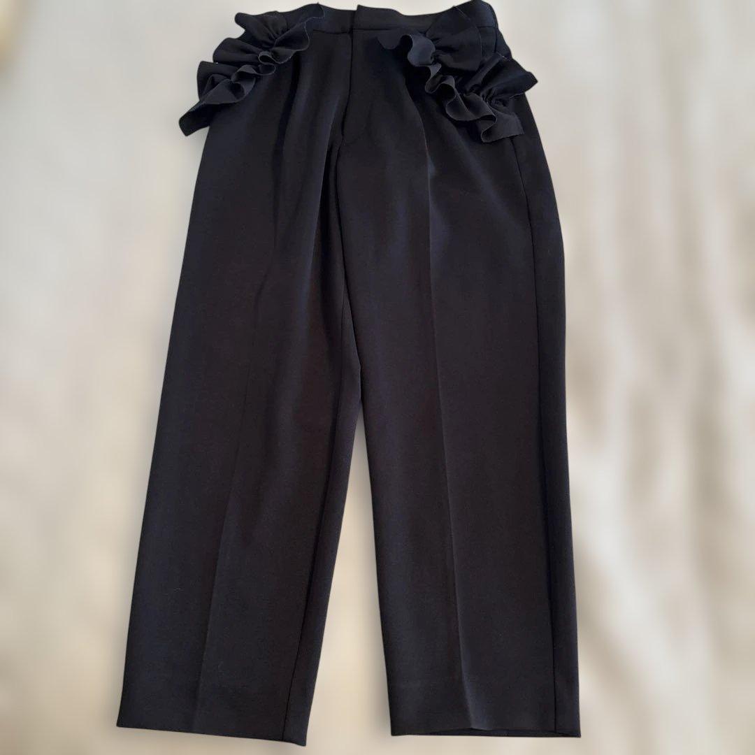 最終値下げ　cygne シーニュフリルパンツ Marcelle ブラック 1新品