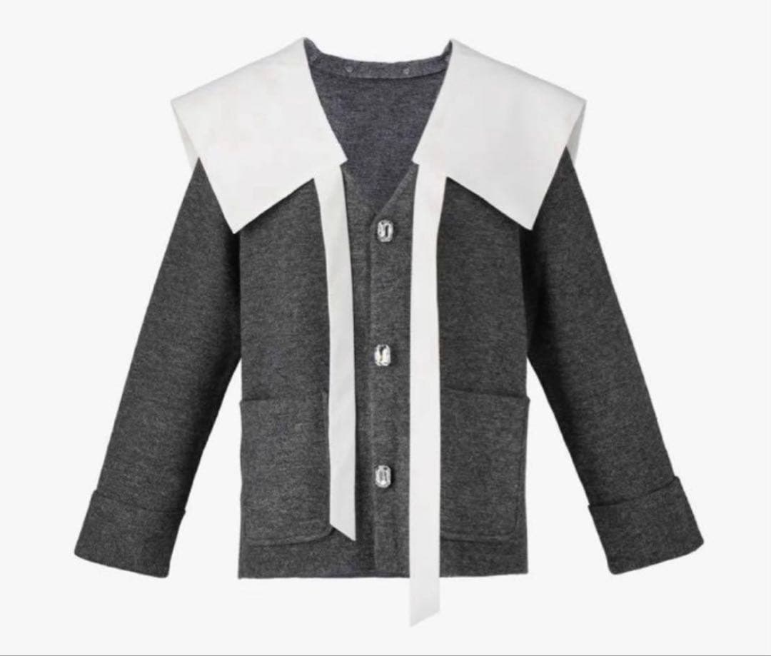 Bibiy. PENELOPE COLLAR KNIT ペネロペカラーニット