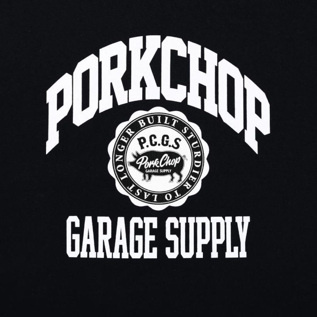 PORKCHOP COLLEGE スウェット XL ポークチョップ　　　　黒