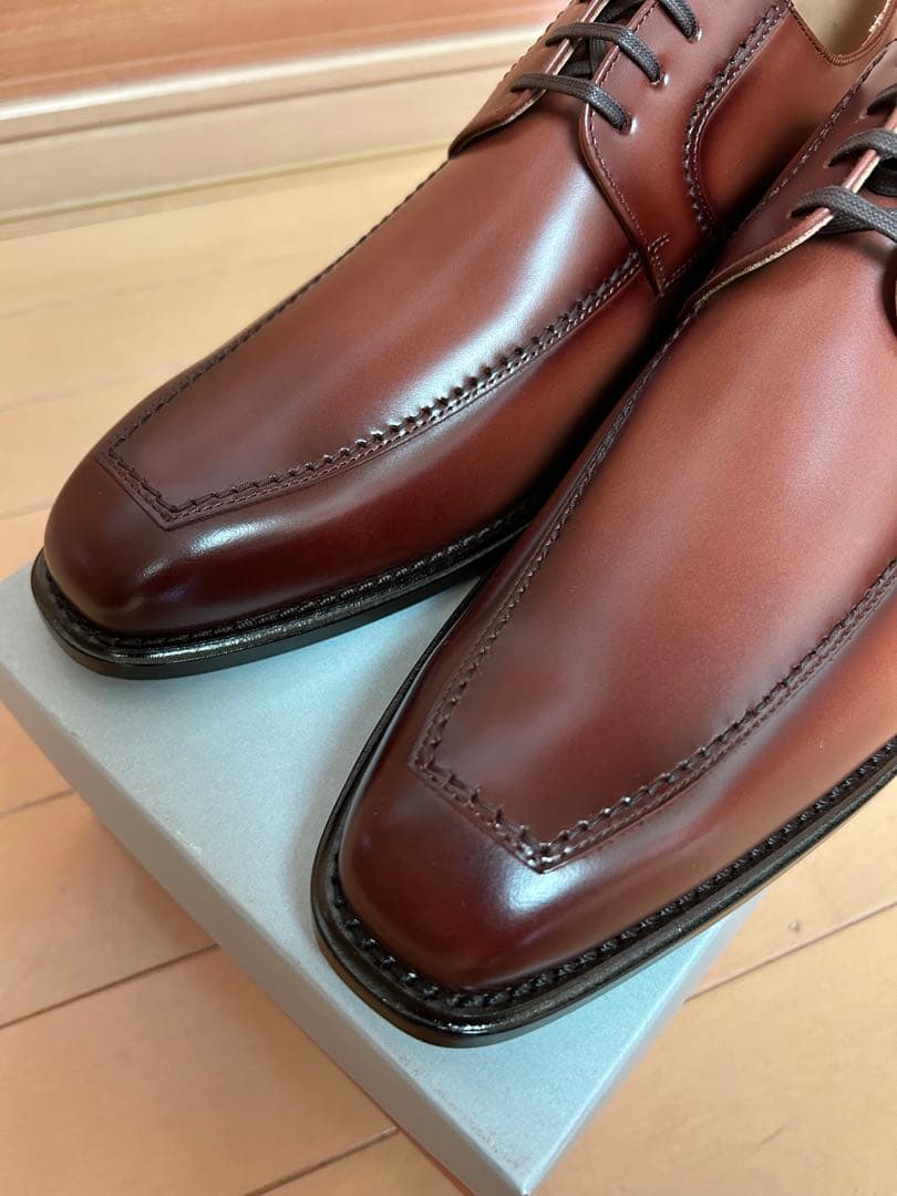 お正月値引き 新品未使用 リーガル 124R AL 25.5cm ブラウン