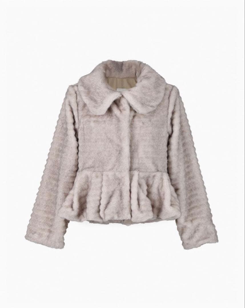 Bibiy. DORA PEPURAMU FUR COAT ファーコート