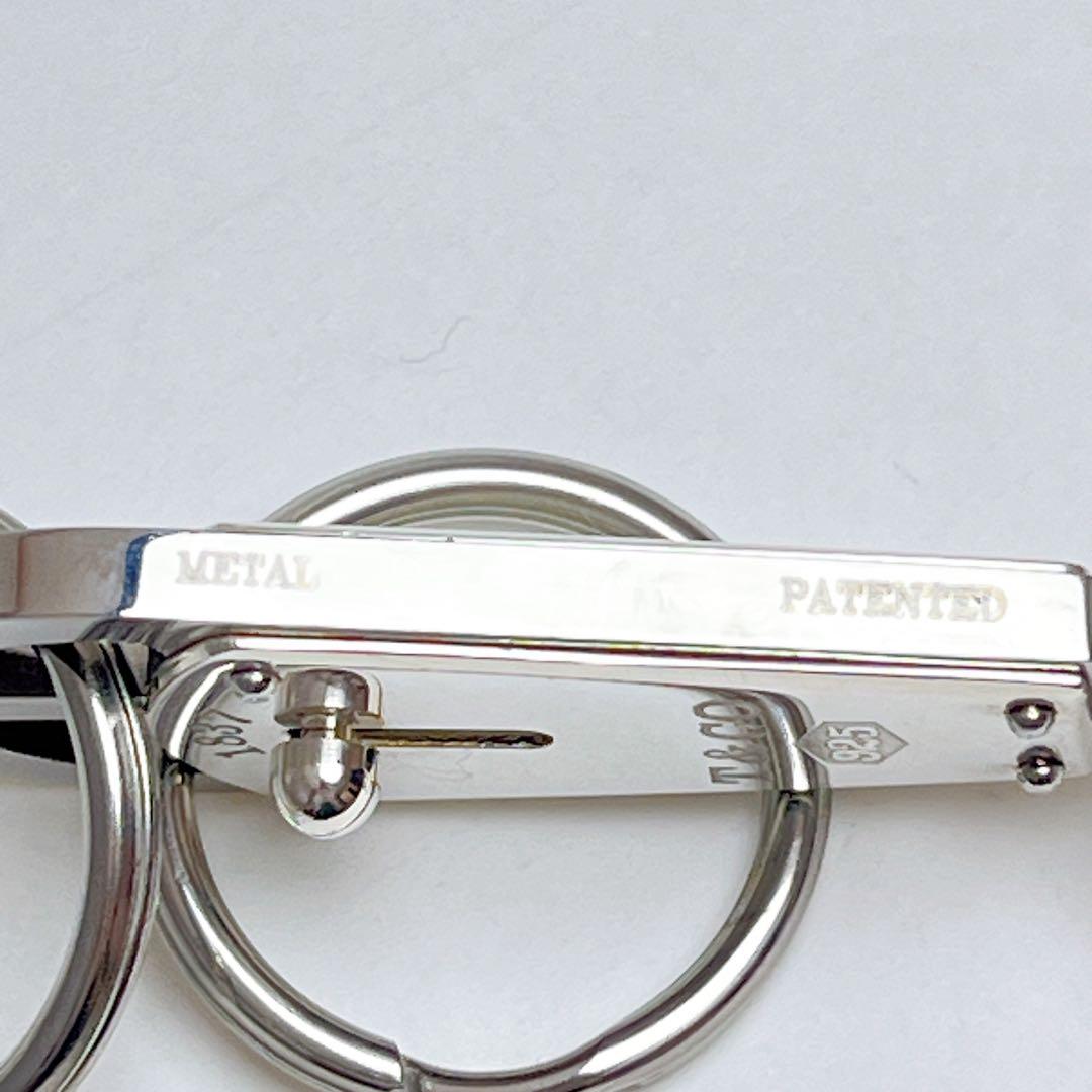 ティファニー　ロゴ　バレット　キーリング　925 L