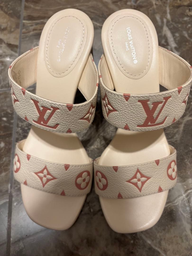 ルイヴィトン　シルエットミュール　37