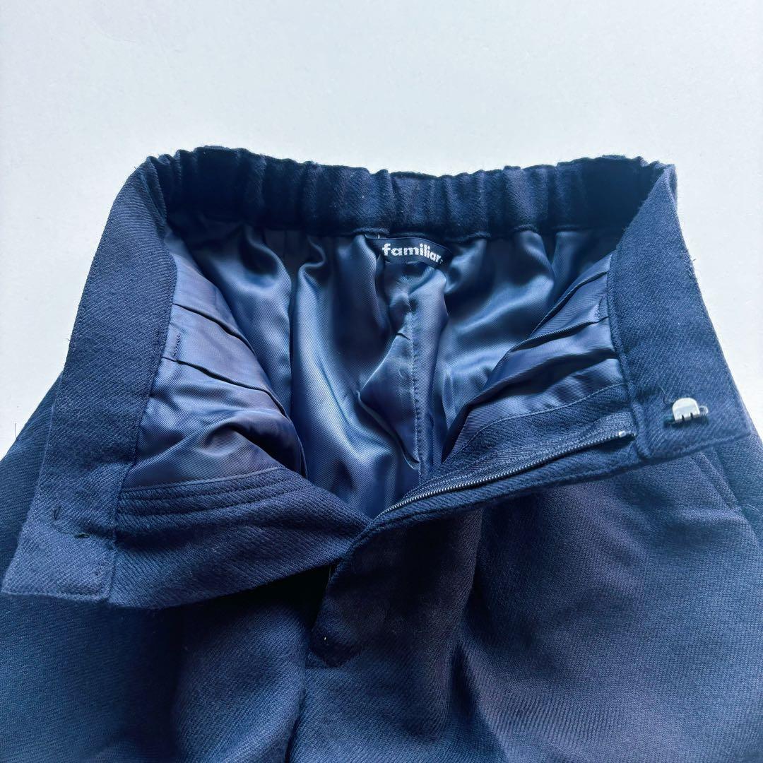 美品 フォ－マルセット ファミリア ス－ツ エルアンノア－ル シャツ 120