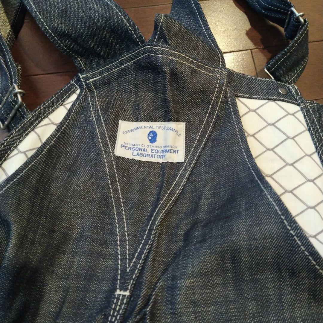 美品　激レア　nitraid デニム オーバーオール L