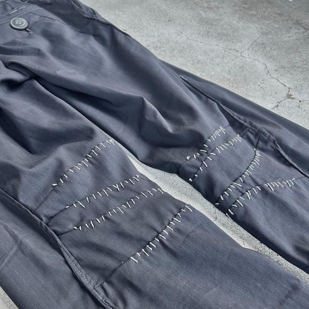 04aw “but beautiful” stripe slacks ぬいぐるみ