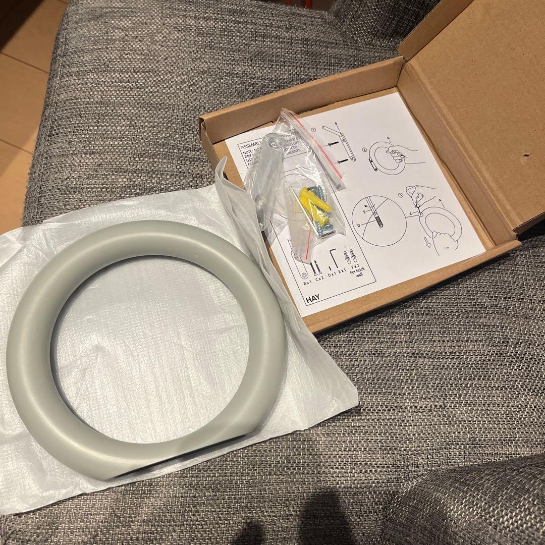 HAY GYM HOOK ライトグレー　Lサイズ