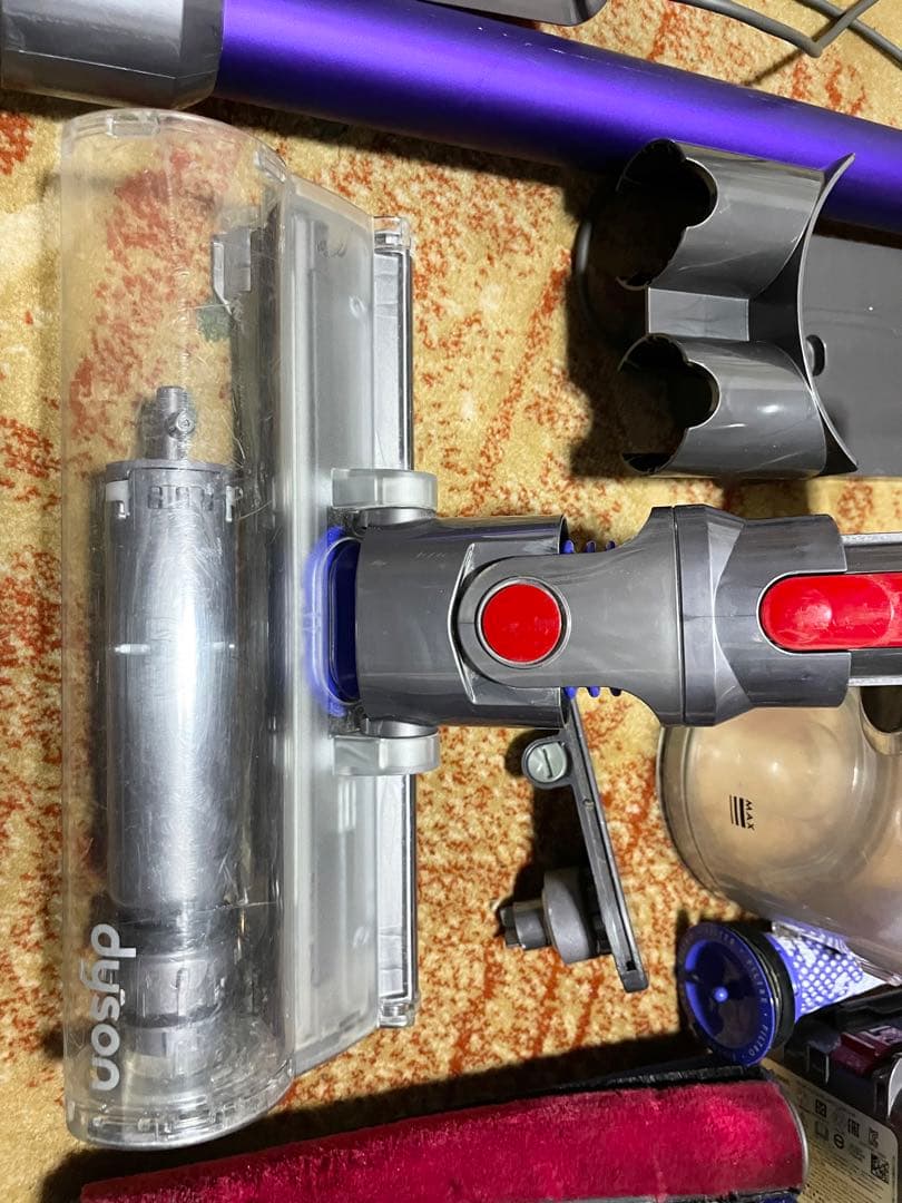 ダイソン　Dyson V7 Fluffy パーツ分解　アルコール除菌済み