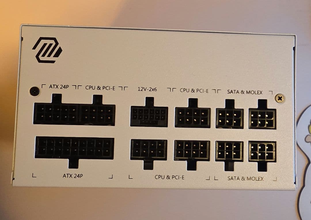 MAG A850GL PCIE5 WHITE　MSI