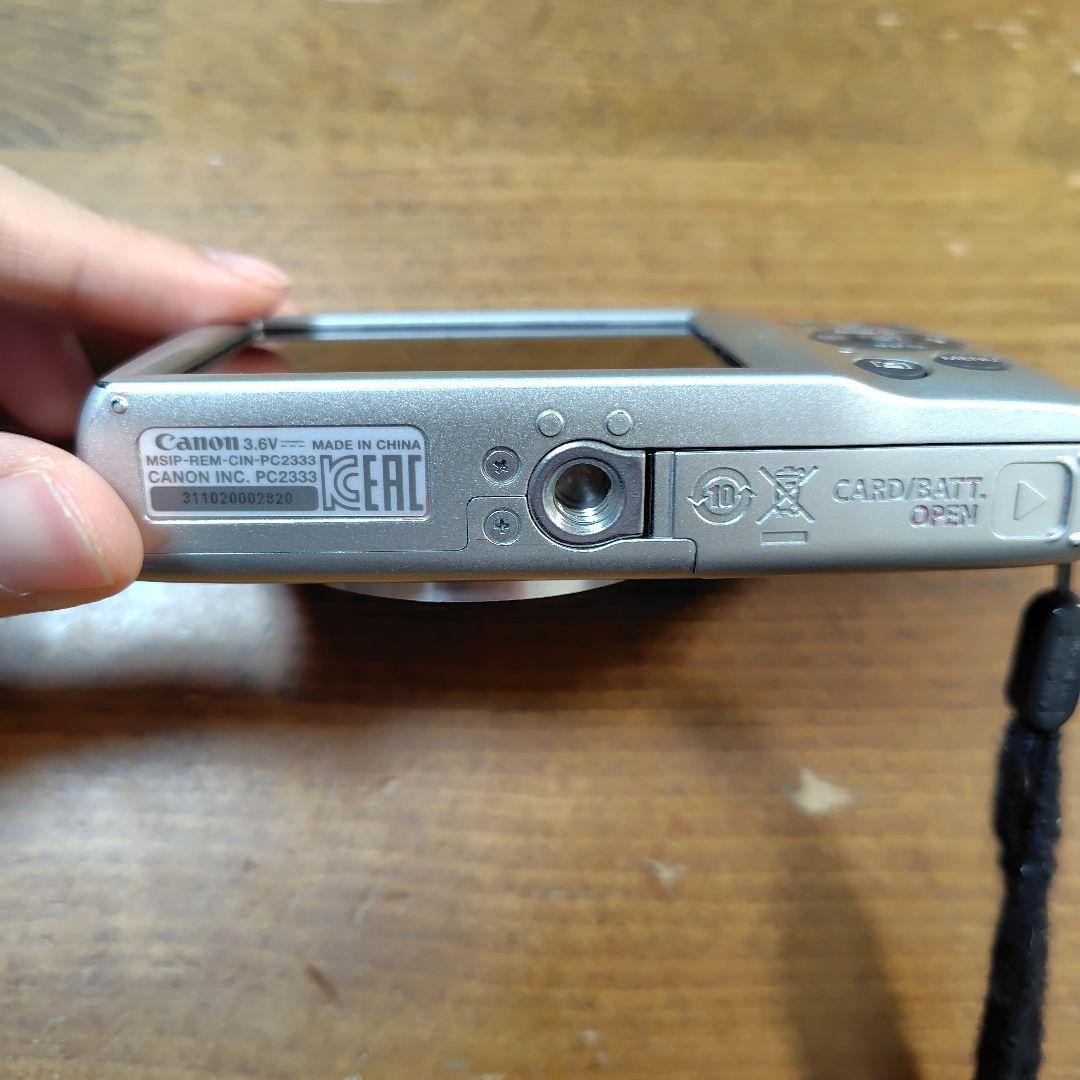 Canonデジカメ IXY200 シルバー バッテリー、充電器、SDカード付き