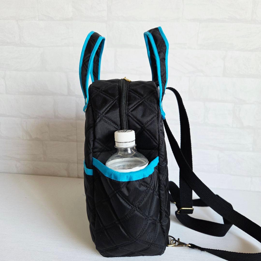 えり様　3way リュック(M)　ナイロンオックスキルト　ハンドメイド