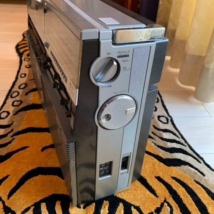 年代物 SHARP ザ・サーチャーW GF-808 ラジカセ　searcher