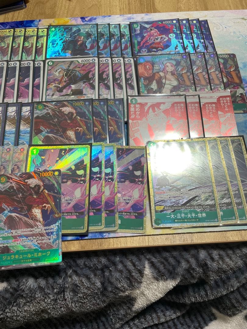 緑ミホーク　フルパラレル　デッキパーツセット