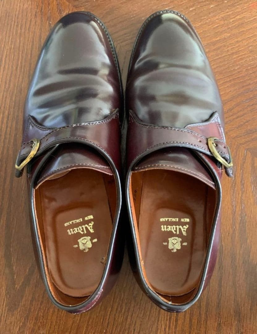 オールデン　コードバン　954 バーガンディ　靴　シューズ