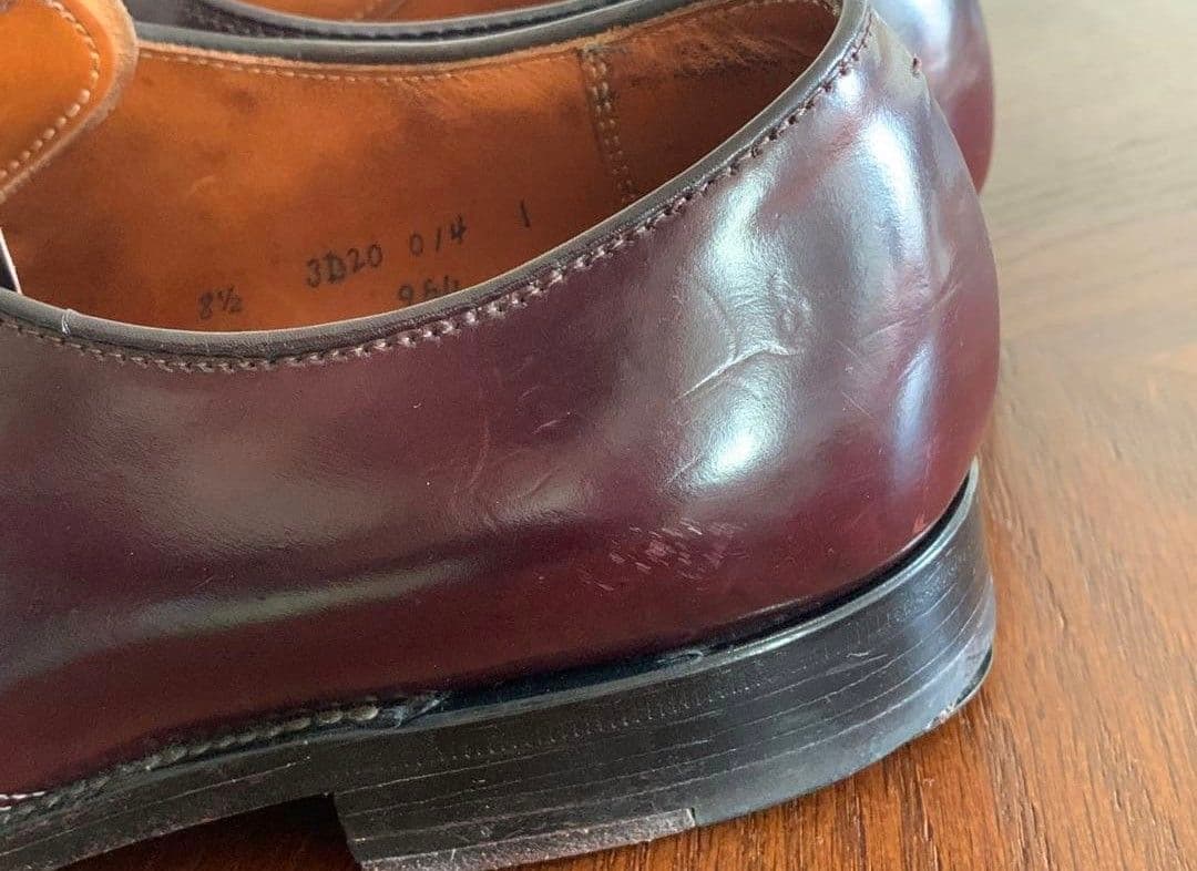 オールデン　コードバン　954 バーガンディ　靴　シューズ