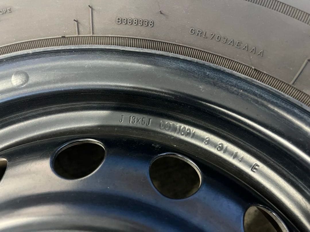 オールシーズンタイヤ ホイールGOODYEAR 165/80R13 バリ山