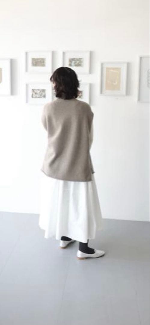 値下げ CLASKA クラスカ　HAU ハウ ニットラップベスト　カシミヤウール